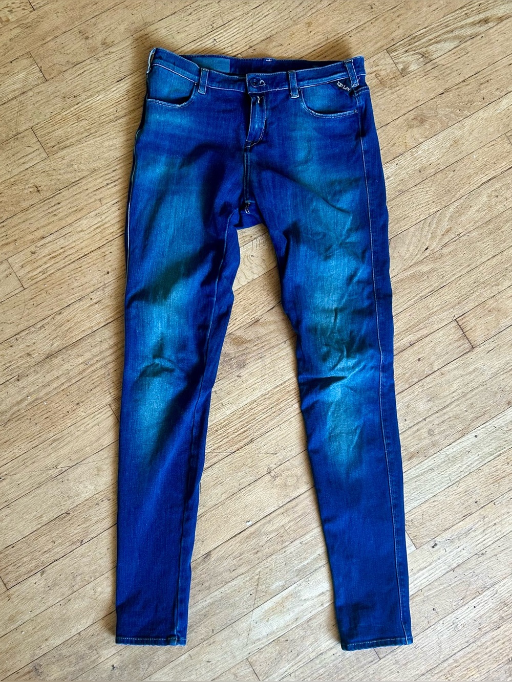 Replay Women's Skinny Jeans - Deep Blue Wash
